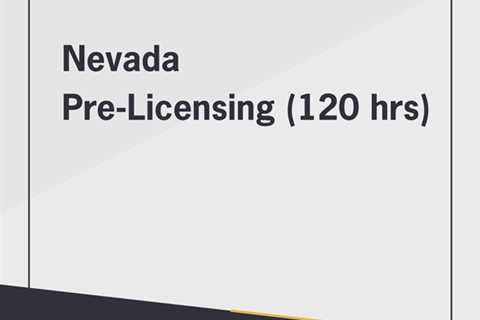 Nevada Real Estate Pre-Licensing (120 Hrs) - Coming Soon