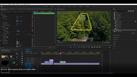 How to Add Property Lines to Aerial Drone Video