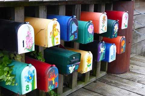 Colorful Mailboxes