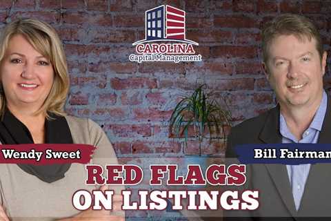 WHAT ARE SOME RED FLAGS ON LISTINGS THAT USUALLY ONLY A REAL ESTATE AGENT CAN SPOT? #18