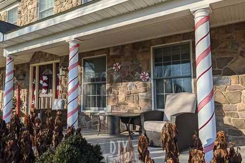 Candy Cane Decor For Your Outdoor Space