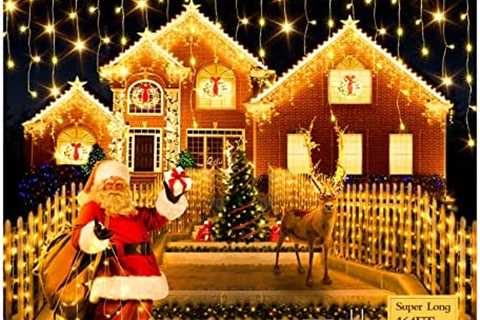 Outdoor Christmas Lights Super Long 164FT 1600 LED Plug in 8 Modes with Timer Dimmable Christmas..