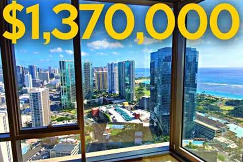 INCREDIBLE VIEWS of the Ocean and City Lights! Ae''''o Condominium in Honolulu $1,370,000