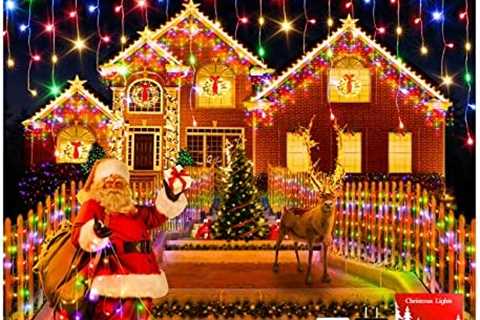 Outdoor Christmas Lights Super Long 1600 LED 164FT Plug in 8 Modes with Timer Dimmable Christmas..