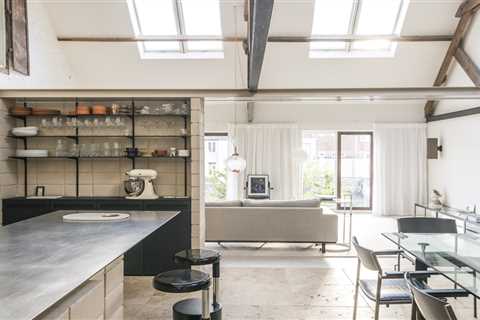 An Industrial-Chic Home With a Rooftop Garden Was Crafted From the Remnants of an 1890 Brewery