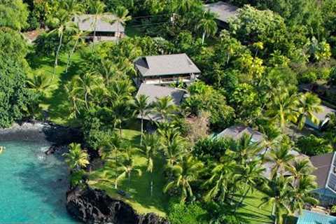 Hawaii Real Estate - Two stunning oceanfront properties, perfect for a family compound!