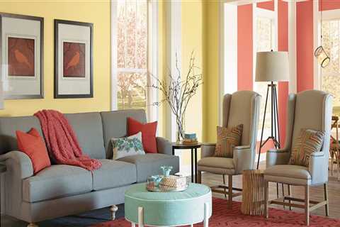 What are the most popular colors used in modern interior design?