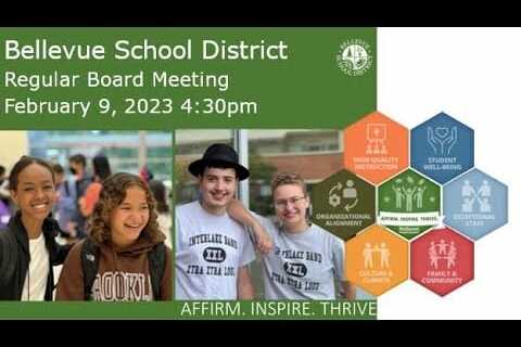 Bellevue School District 405 Regular Board Meeting February 9