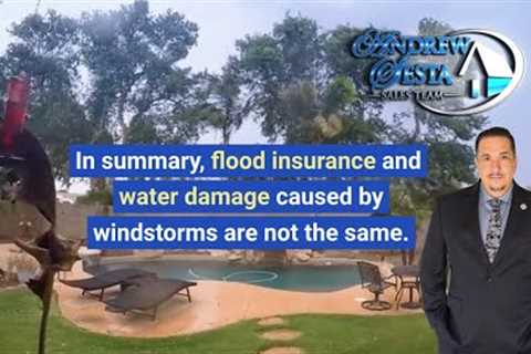 Are you at risk of losing your home? Learn the difference between flood and windstorm insurance now!
