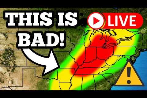🔴URGENT Severe Weather Coverage - Tornadoes, Damaging Winds, Large Hail Possible Today...