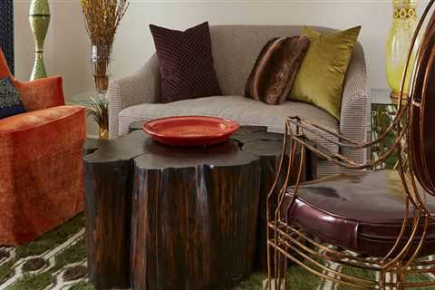 How do you mix modern art with traditional furniture?