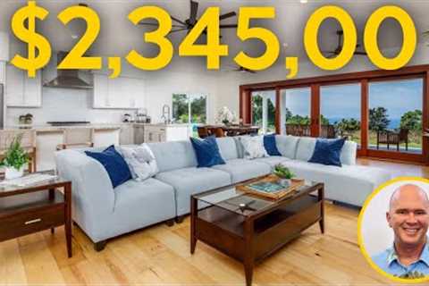 NEWER HAWAII Home with OCEAN Views on 1.12 Acres! $2,345,000