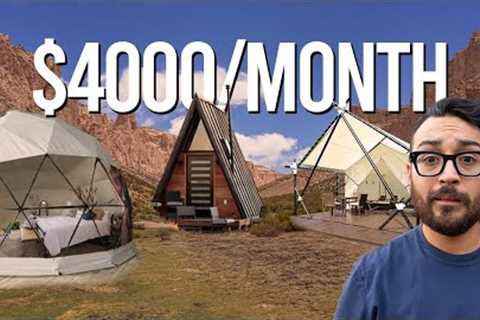 People are making thousands per month renting tents online...what on Earth is Glamping??