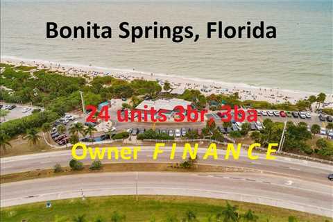 #Bonita Springs, Florida Owner Finance Investment Property w/24 units in 2-3 story building +garages