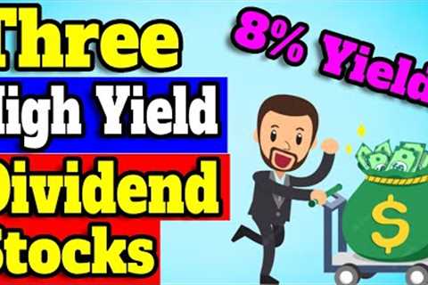3 Undervalued High Yield Dividend Stocks! (Sustainable Dividends!)