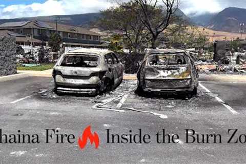 Lahaina FIRE - Inside the RESTRICTED Area - The MIRACLE Neighborhood that Survived !!!