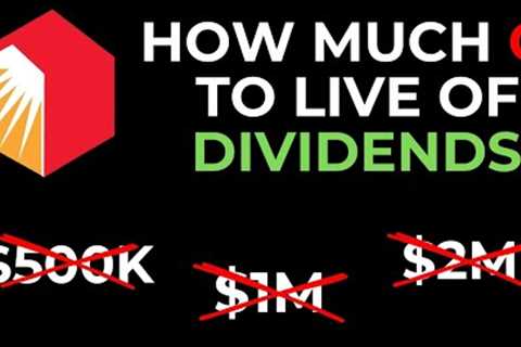 This is the Lowest Amount of Realty Income (O) to Live Off Dividends