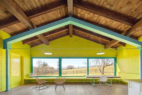 Neon Yellow Walls Recast This ’70s Country Home in Spain