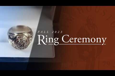 SHSU Fall 2023 Ring Ceremony