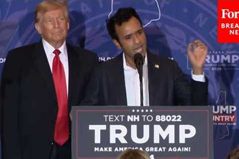 BREAKING NEWS: Vivek Ramaswamy Joins Trump At New Hampshire Rally To Encourage Voters To Support Him