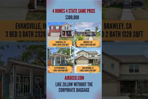 4 Homes 4 States Same Price | Airdeed Homes