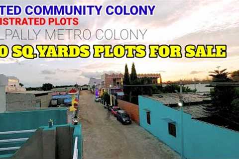 120 sqyard Registrated plot for sale jalpally metro colony hyderabad ||