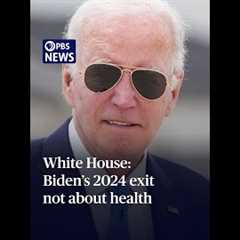 WATCH: Biden''s 2024 exit has ''nothing to do with his health,'' White House says