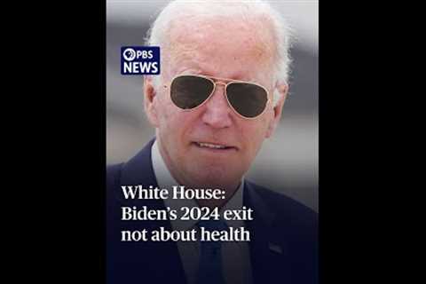 WATCH: Biden''s 2024 exit has ''nothing to do with his health,'' White House says