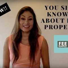 Hawaii Real Estate: Explaining Fee simple and leasehold properties