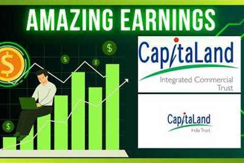 How are these two Capitaland Reits performing better than other RETAIL REITS?