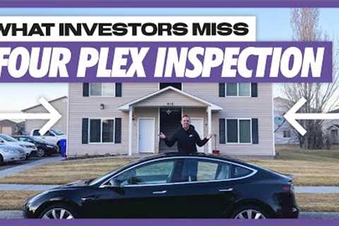 What MOST PEOPLE MISS! | What To Look For In An Investment Property | 4 Plex Walk Through