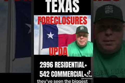 October Foreclosure Update for Texas