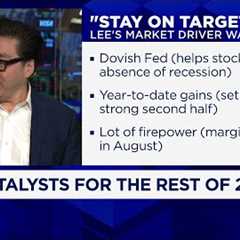 What stocks do in the next month is a ''coin flip'' due to election, says Fundstrat''s Tom Lee