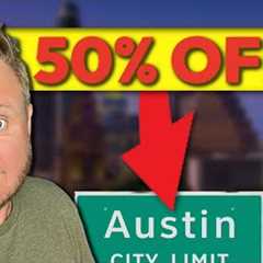 Austin Home Prices DROP 50%?????