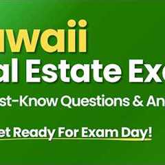 ✅ Crush Your Hawaii Real Estate Exam with This 100-Question Review!