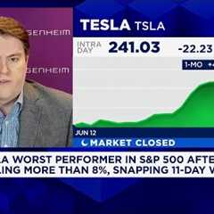 Hard to justify Tesla''s valuation without robotaxis, says Guggenheim''s Ronald Jewsikow