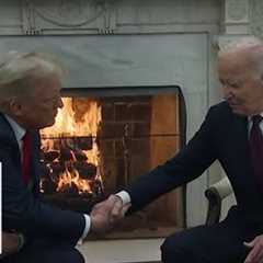 Biden congratulates Trump during historic Oval Office meeting: ''Welcome back''