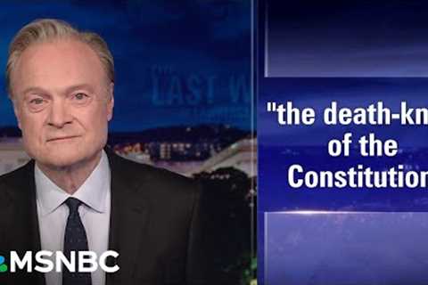 Lawrence: ''Worldwide humiliation'' for Trump as court rules his tariff ''madness'' is..