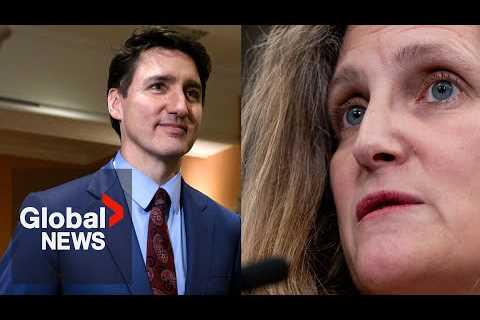Trudeau speaks after Canada''s Deputy PM Chrystia Freeland resigns | LIVE