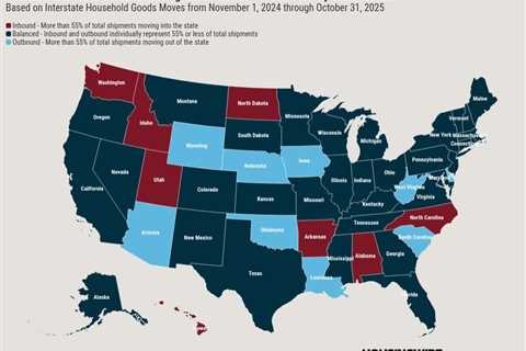 Louisiana again tops the chart for outbound moves