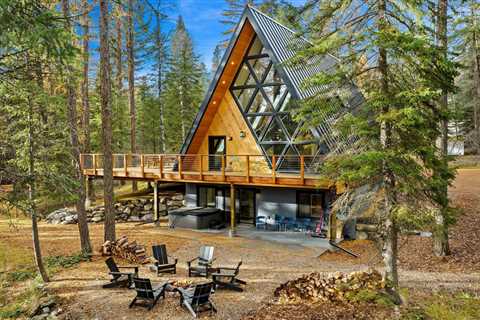 For $1.8M, Step Into Classic A-Frame Living in Big Sky Country