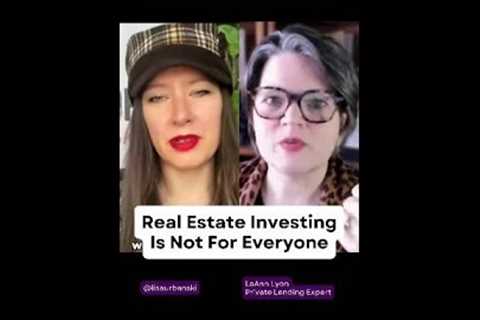Real Estate Investing Is Not For Everyone #shorts