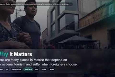 The big squeeze: Better understanding the hidden costs locals pay when you move to Mexico — and how