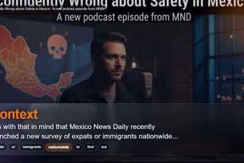 'Confidently Wrong about Safety in Mexico': A new podcast episode from MND