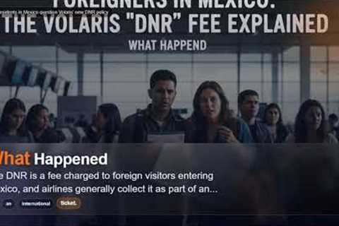 Foreign residents in Mexico question Volaris' new DNR policy