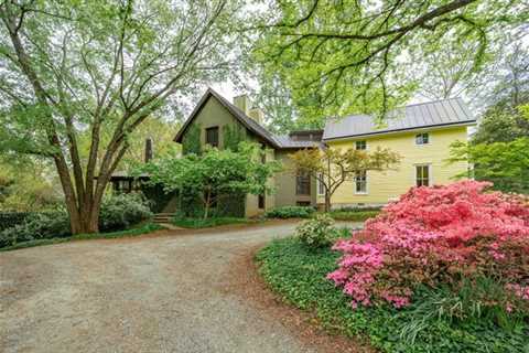 Dating Back to 1870, a Sunny Yellow Home in Charlottesville Asks $2.25M